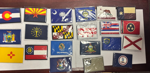 State Flag Patches - Full Color